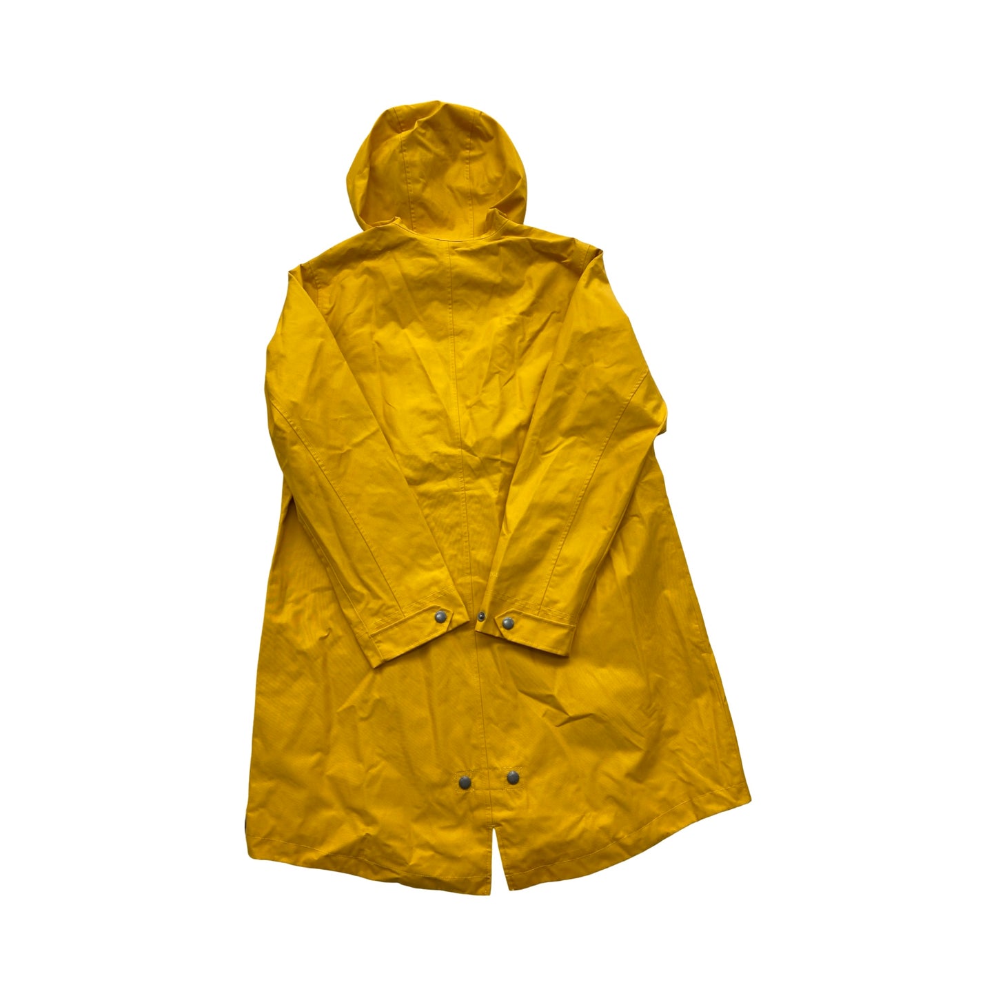 Coat Raincoat By Eddie Bauer In Yellow, Size:L