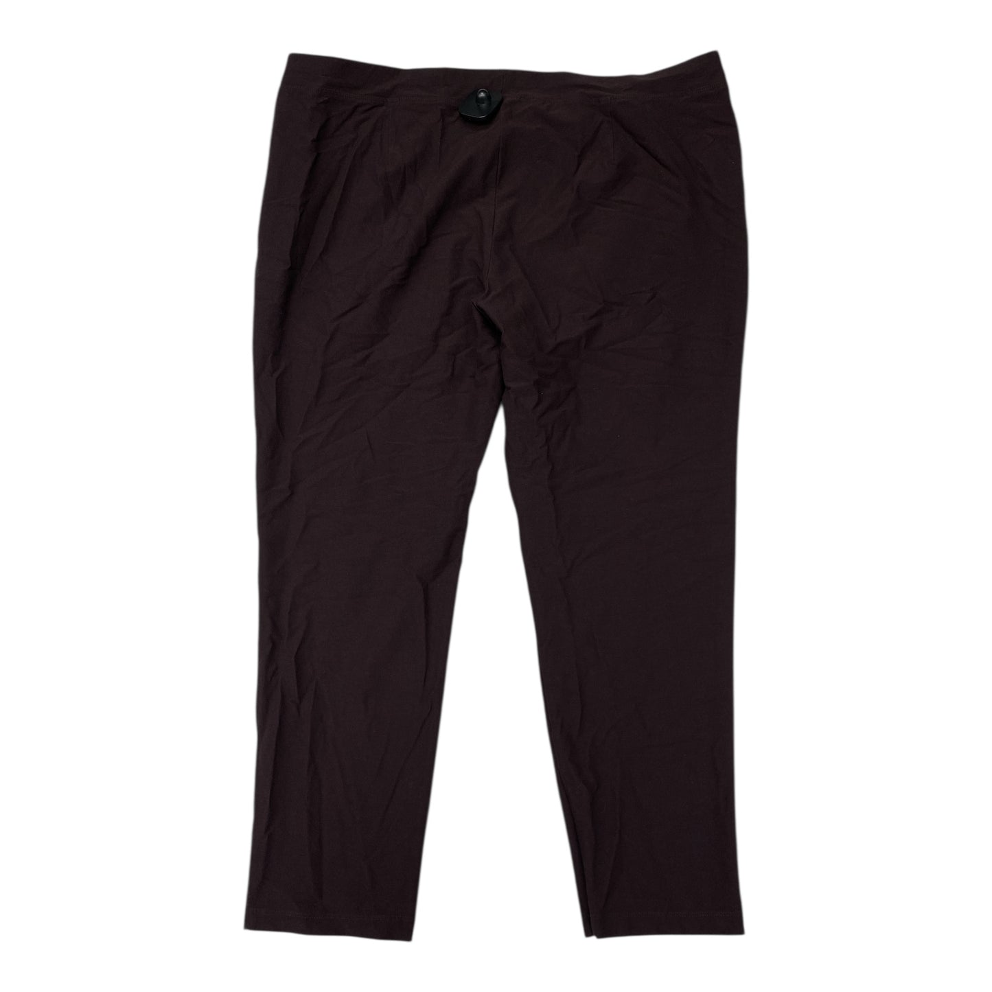 Pants Designer By Eileen Fisher In Brown, Size:Xl