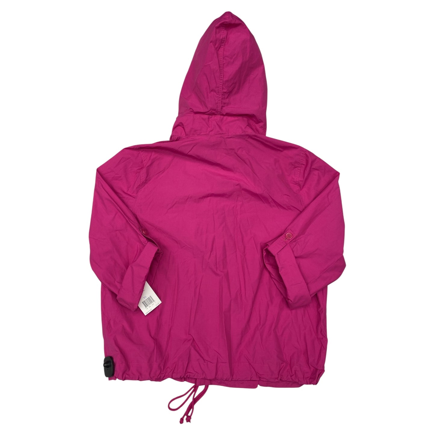 Jacket Windbreaker By Liz And Co In Pink, Size:Xl