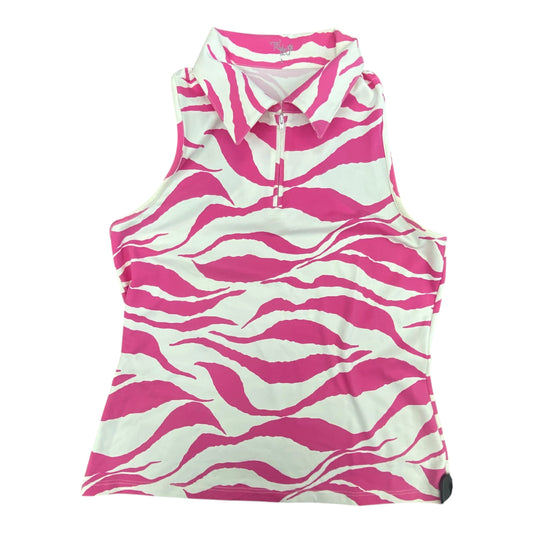 Top Sleeveless By Cmb In Animal Print, Size:L