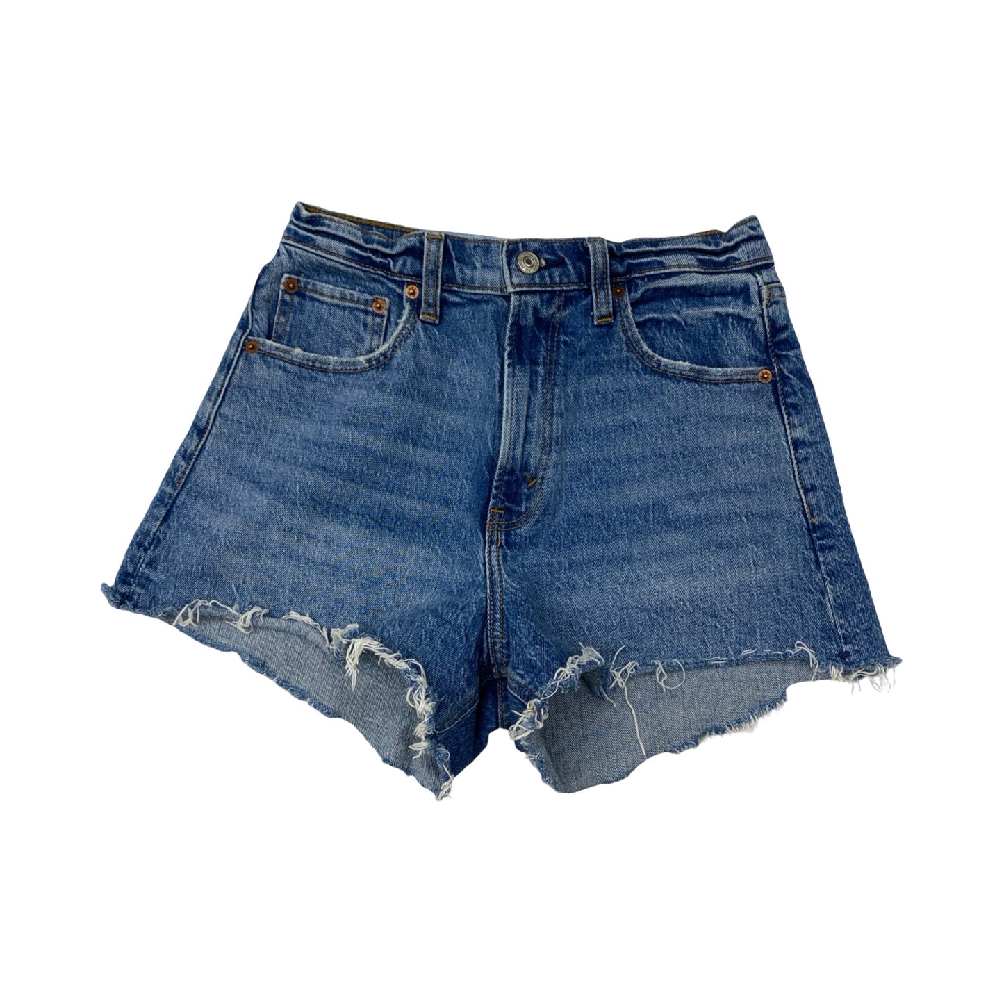 Shorts By Abercrombie And Fitch In Blue Denim, Size:4