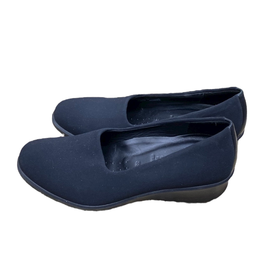 Shoes Heels Wedge By Ecco In Black, Size:7.5