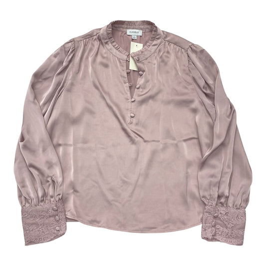 Top Ls By Evereve In Mauve, Size:L