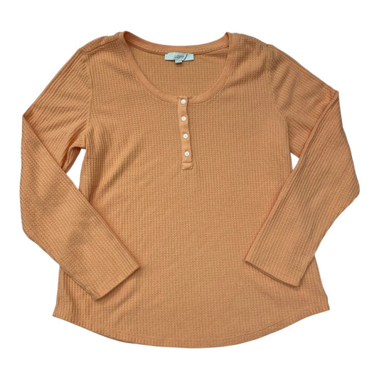 Top Ls By Loft In Orange, Size:Xl