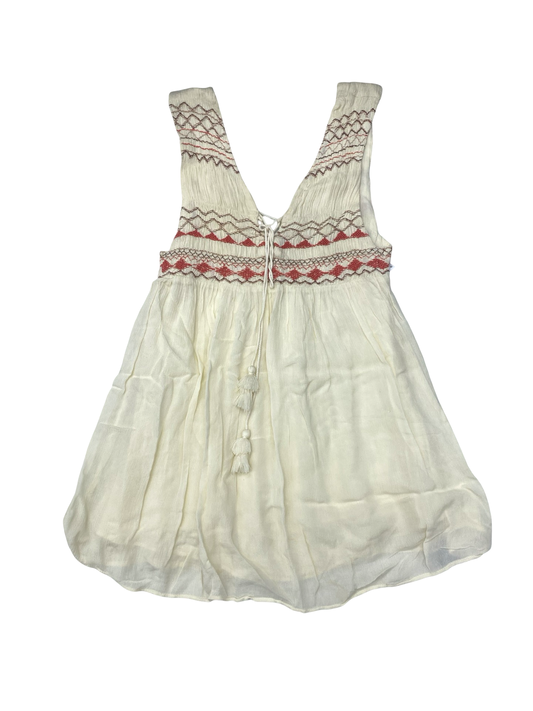 Top Sleeveless By Free People In Beige, Size:Xs