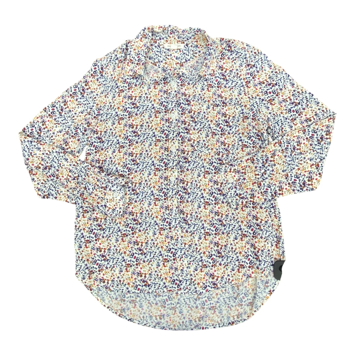 Top Ls By Beachlunchlounge In Floral Print, Size:M
