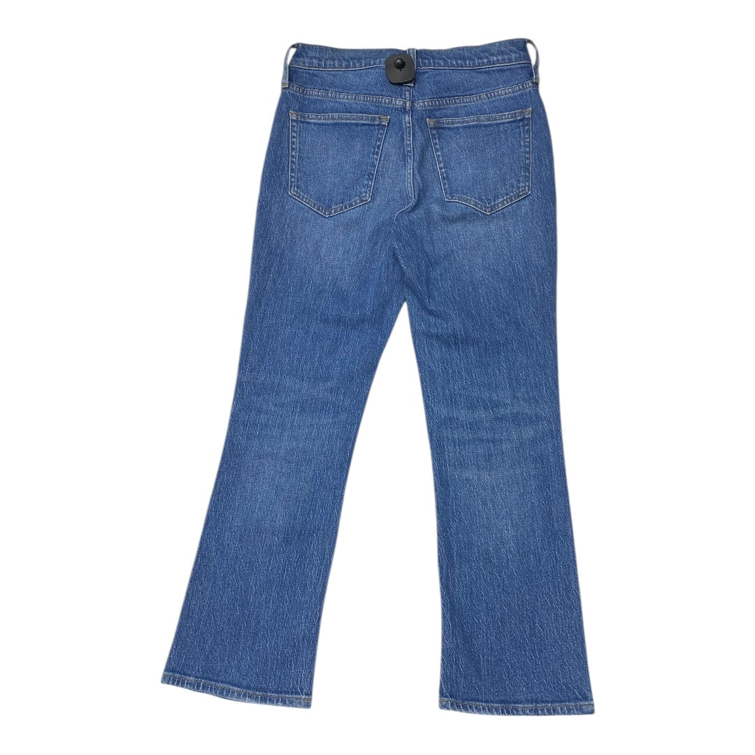 Jeans Boot Cut By J. Crew In Blue Denim, Size:0