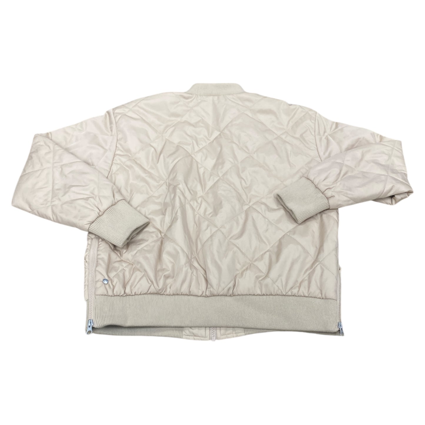 Jacket Puffer & Quilted By Zella In Tan, Size:M