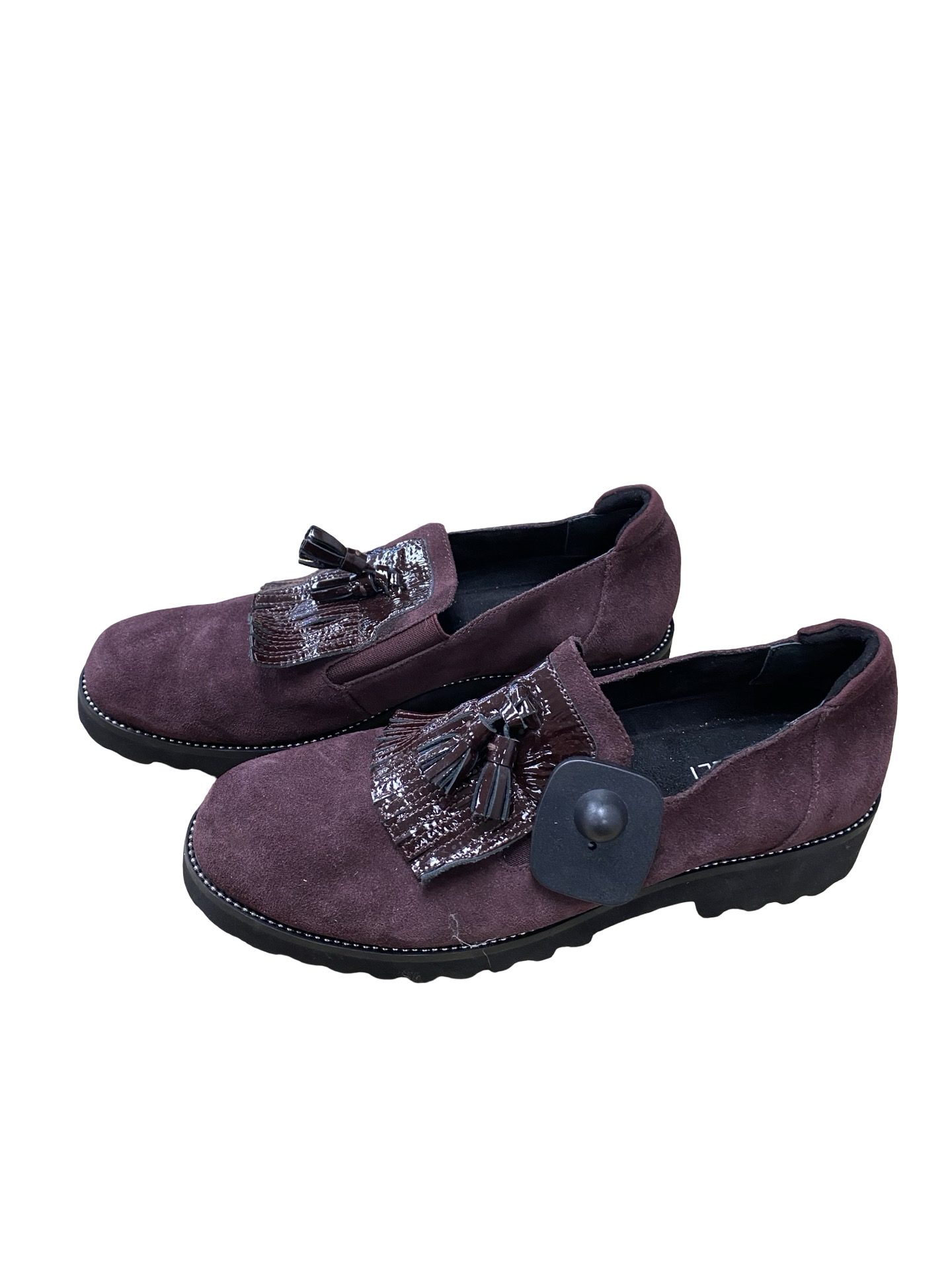 Shoes Flats By Vaneli In Purple, Size:8.5