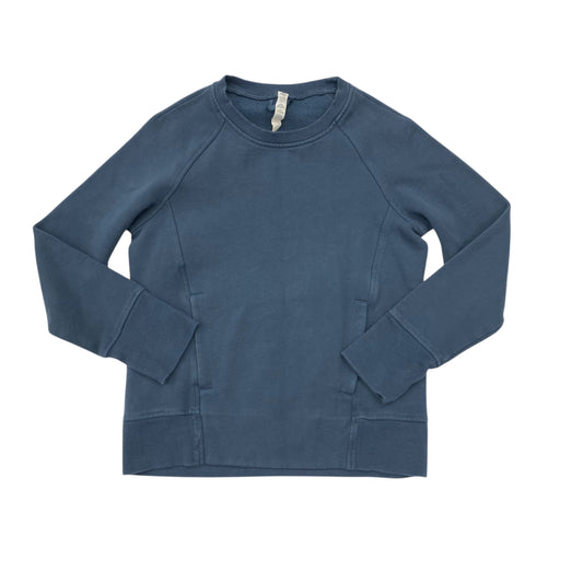 Athletic Sweatshirt Crewneck By Lululemon In Blue, Size:2