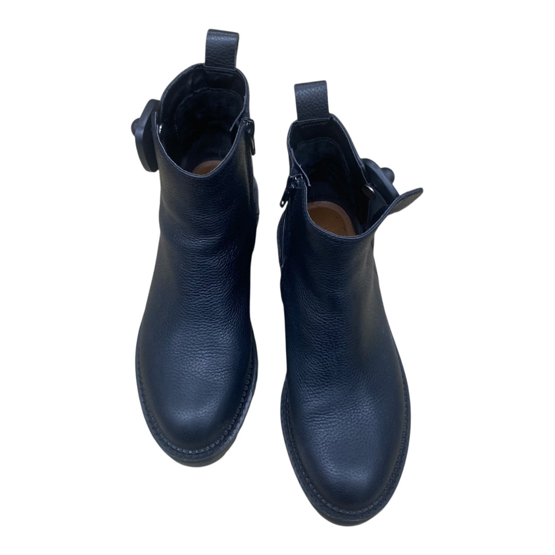 Boots Ankle Flats By Nordstrom In Black, Size:6