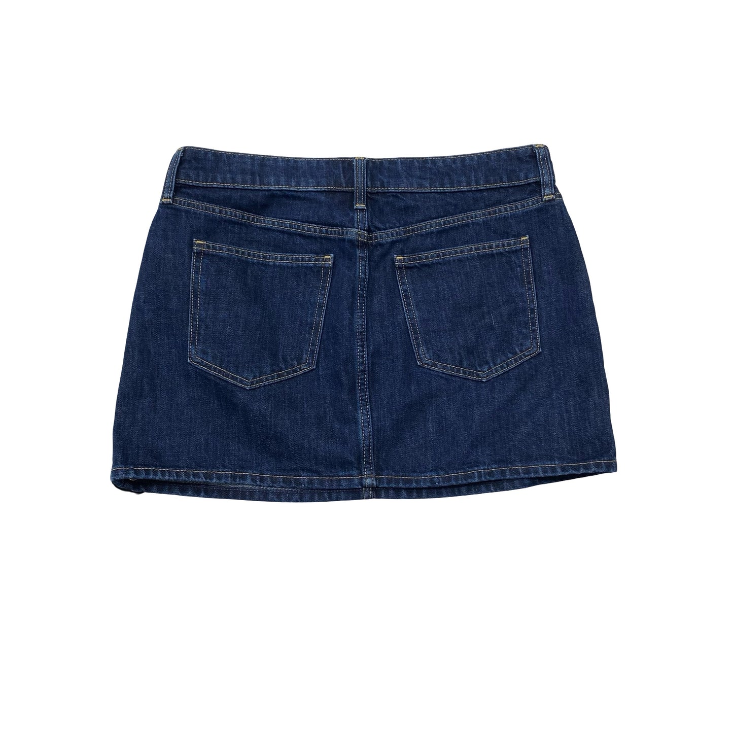 Skirt Mini & Short By Gap In Blue Denim, Size:8