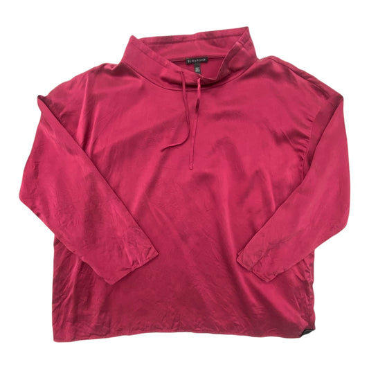 Top Ls Designer By Eileen Fisher In Pink, Size:Xl