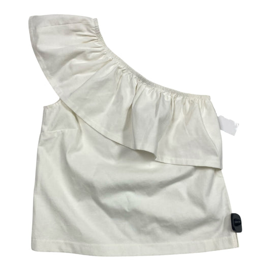 Top Sleeveless By J. Crew In Cream, Size:Xs