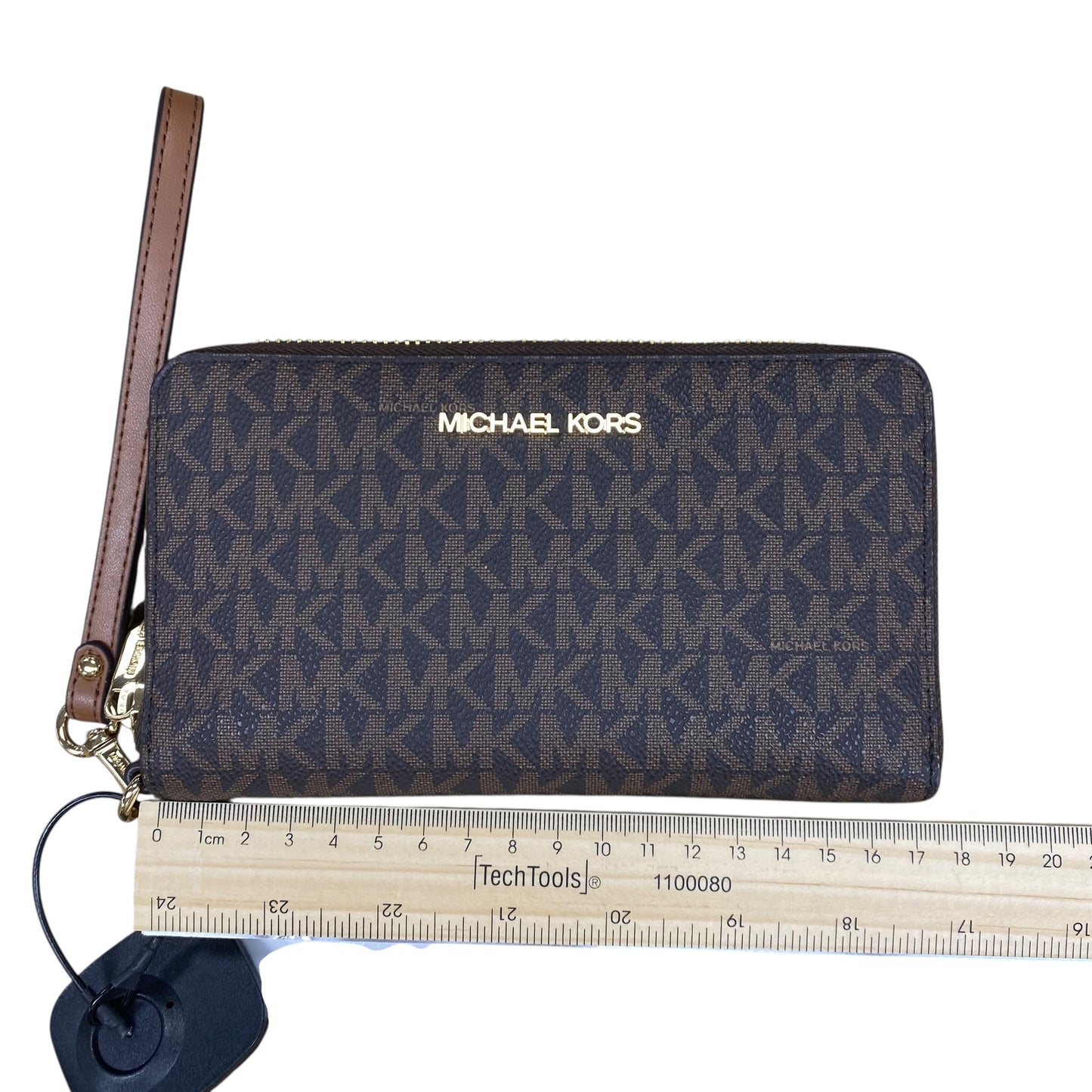 Wallet Designer By Michael Kors In Brown, Size:Large