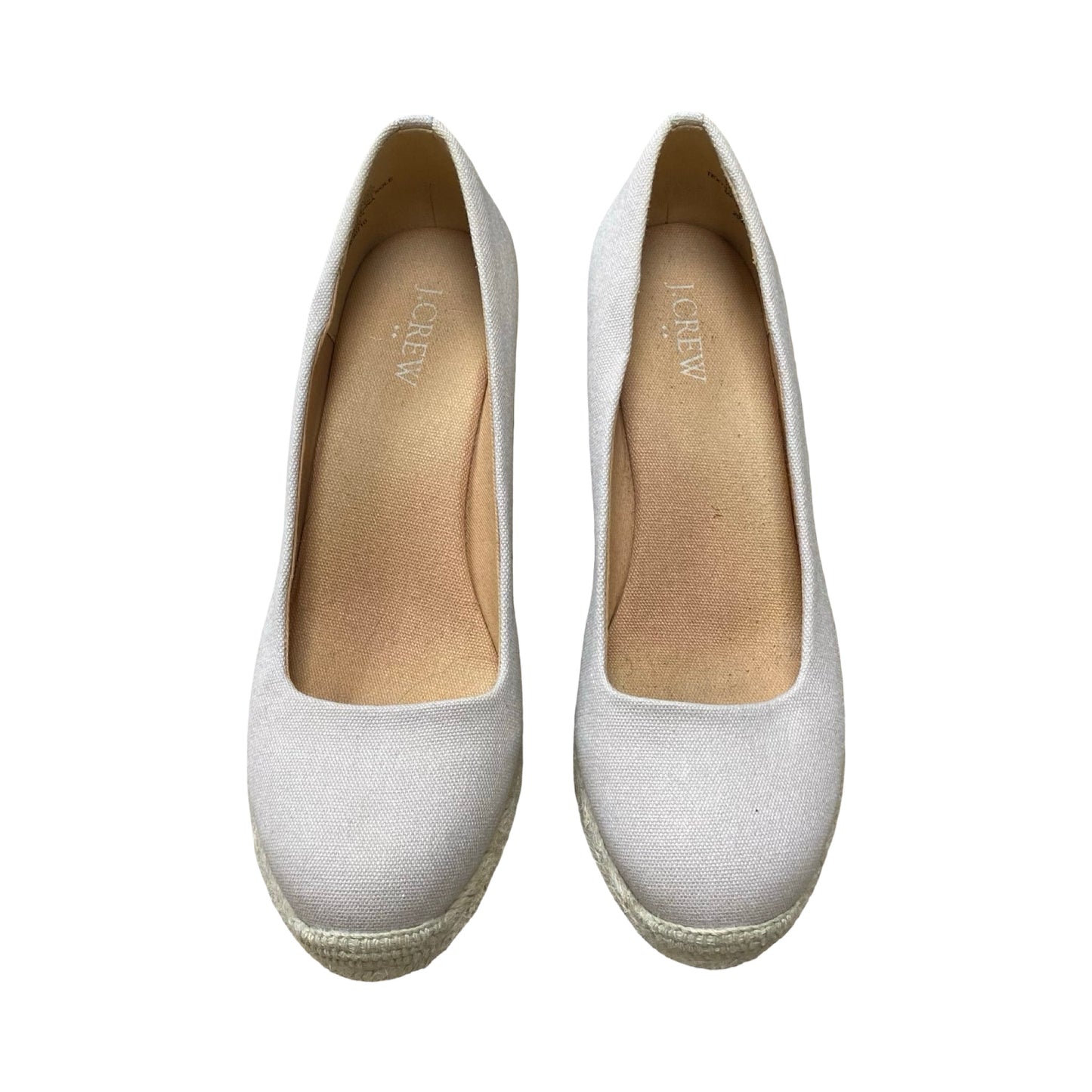Shoes Heels Wedge By J. Crew In Beige, Size:7.5