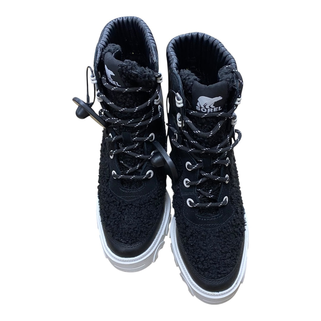 Boots Designer By Sorel In Black & White, Size:7.5