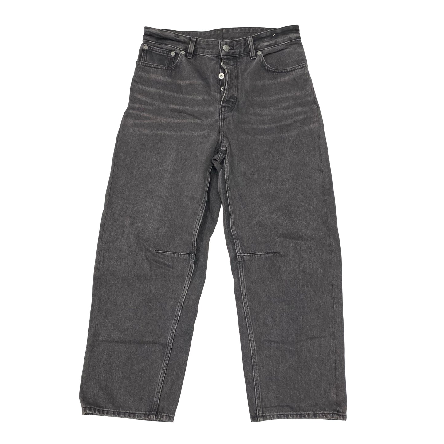 Jeans Wide Leg By Madewell In Black, Size:8