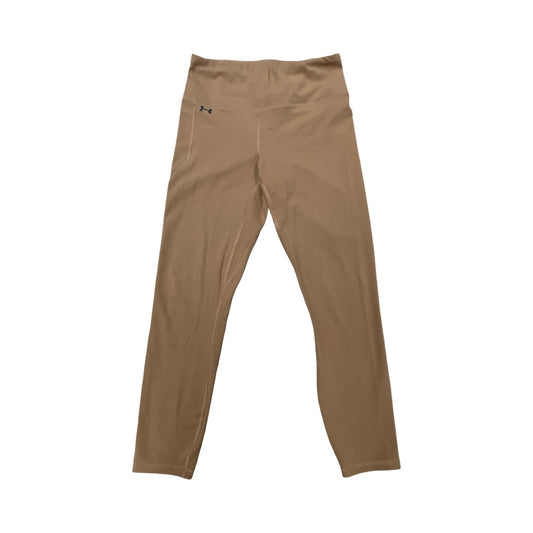Athletic Leggings By Under Armour In Brown, Size:M
