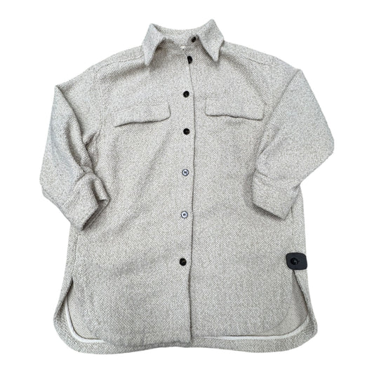 Jacket Shirt By H&M In Beige, Size:M