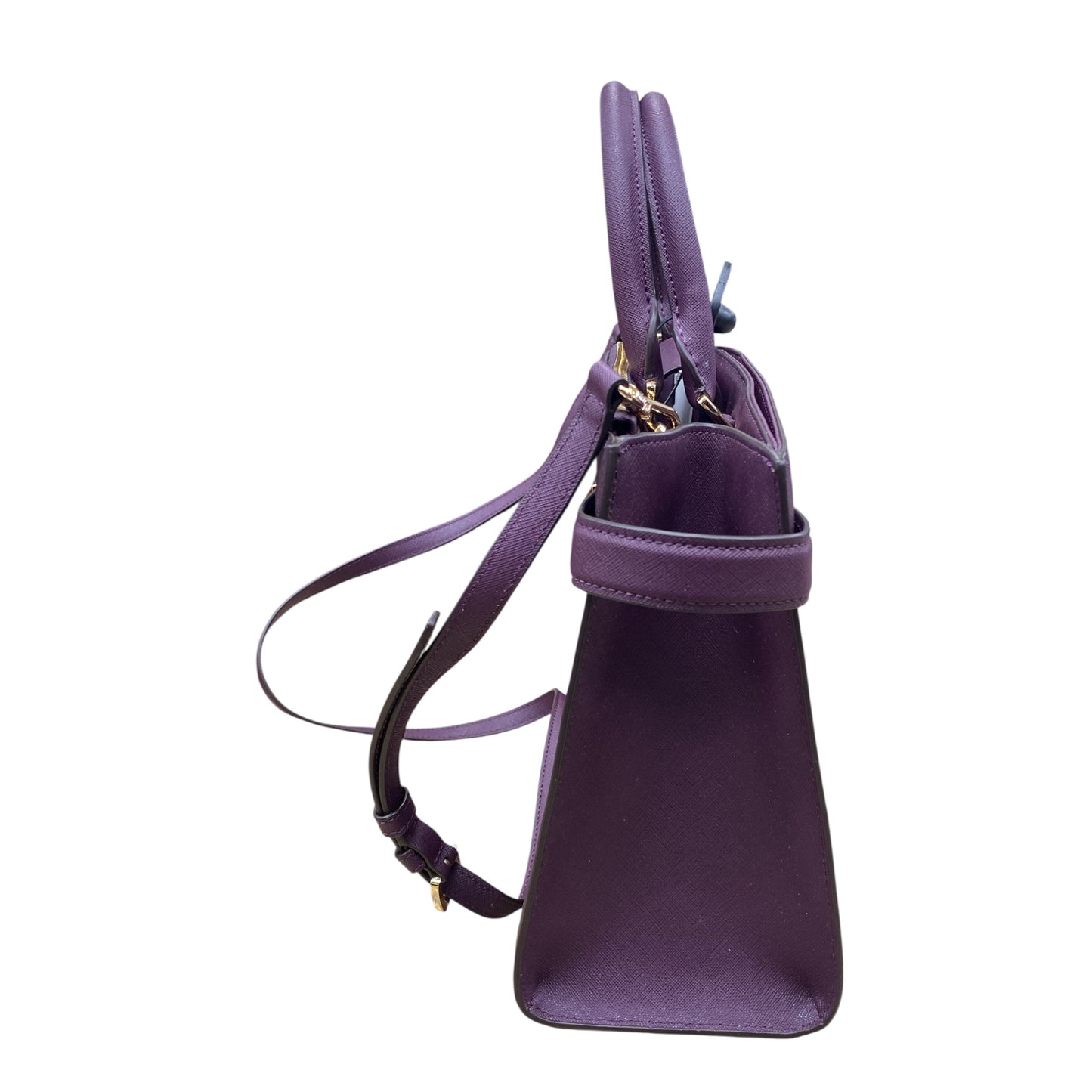 Handbag Designer By Michael Kors In Purple, Size:Large