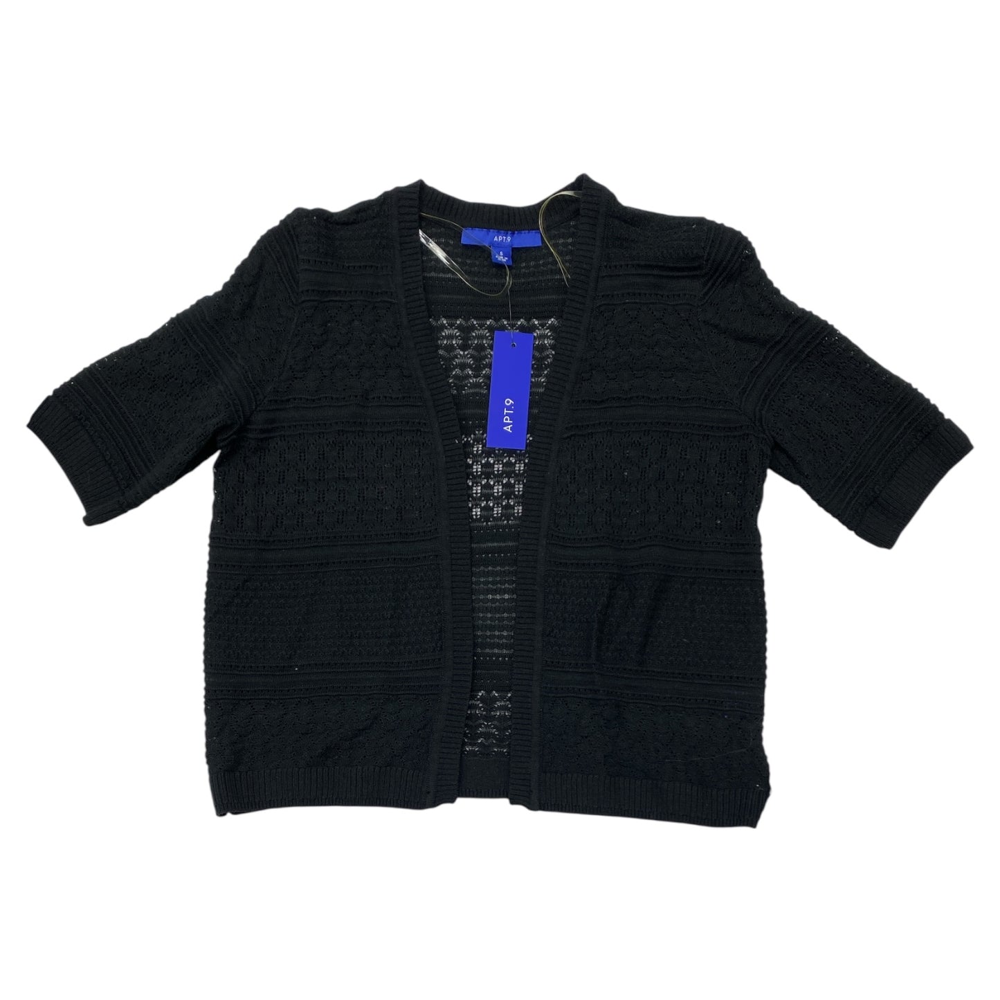Sweater Cardigan By Apt 9 In Black, Size:S