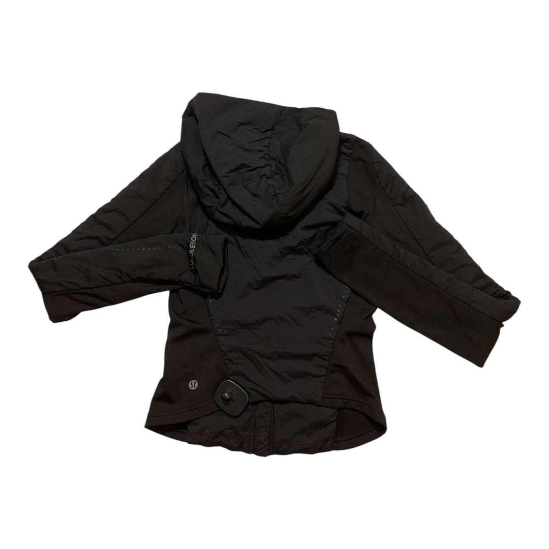 Athletic Jacket By Lululemon In Black, Size:2