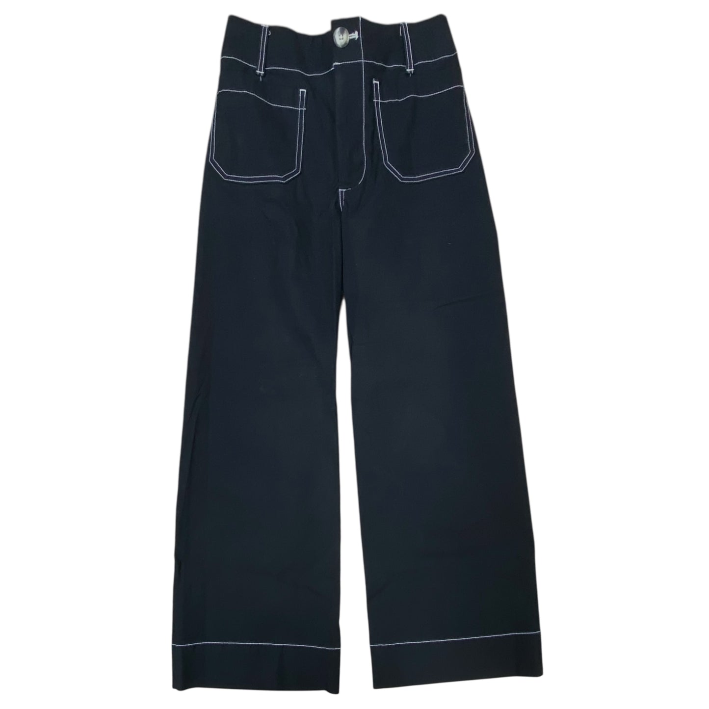 Pants Wide Leg By Maeve In Black, Size:4