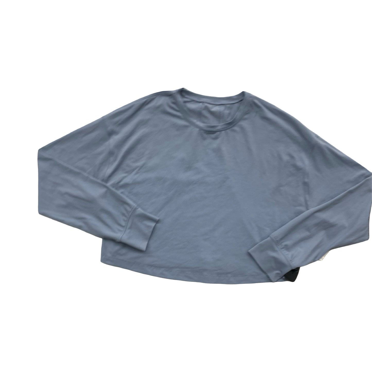 Athletic Top Ls Crewneck By Lululemon In Blue, Size:M