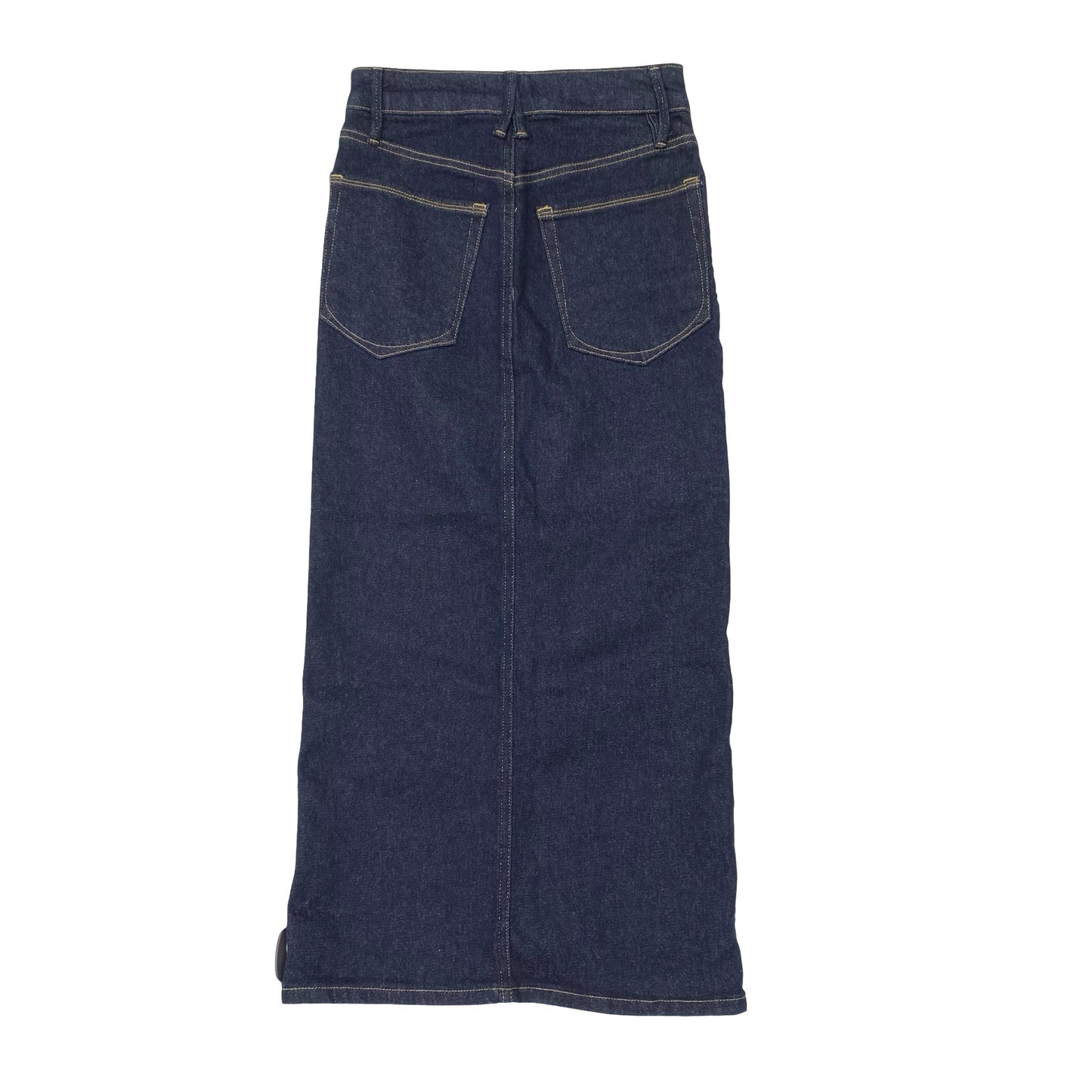 Skirt Maxi By Good American In Blue Denim, Size:2