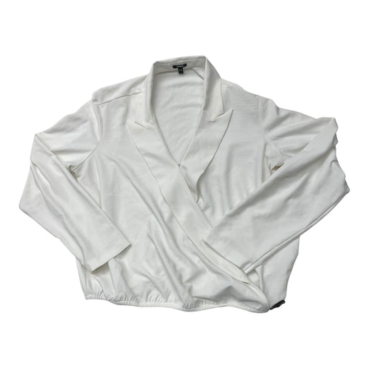 Top Ls By Express In White, Size:L