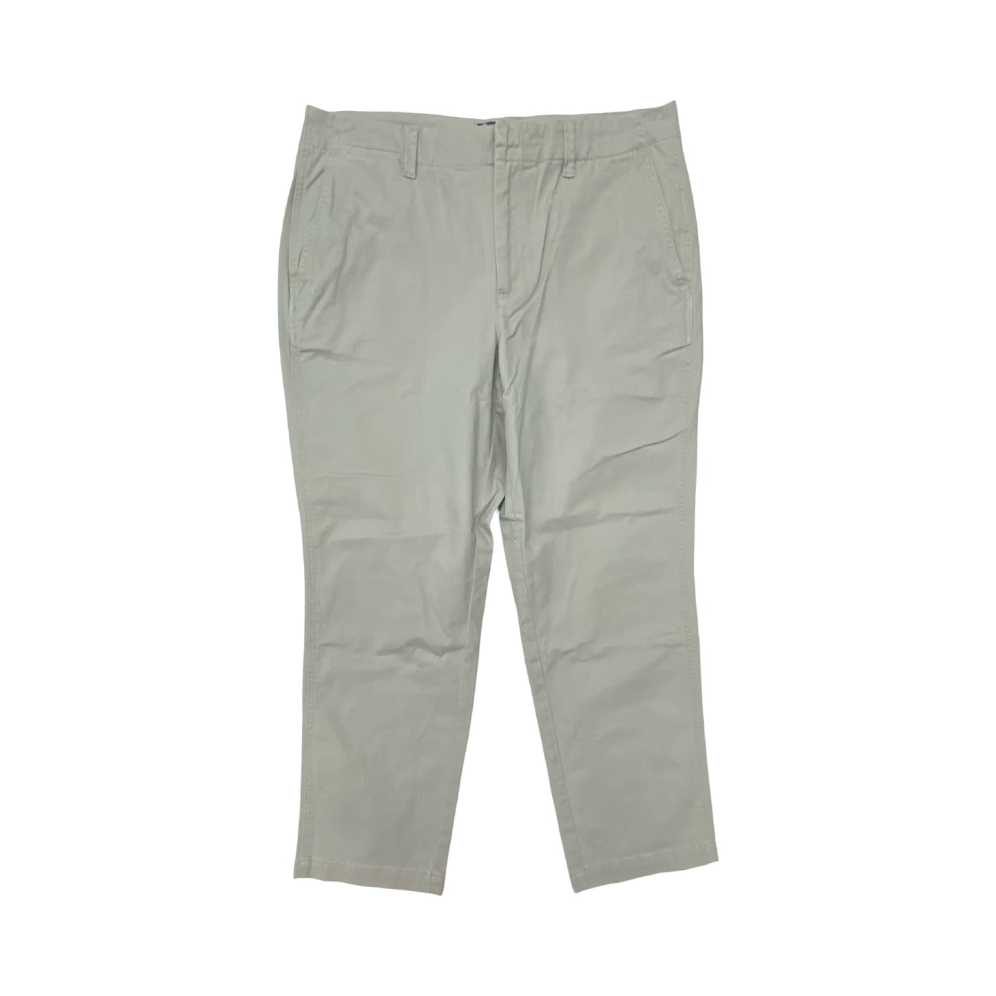 Pants Cropped By Lands End In Grey, Size:14