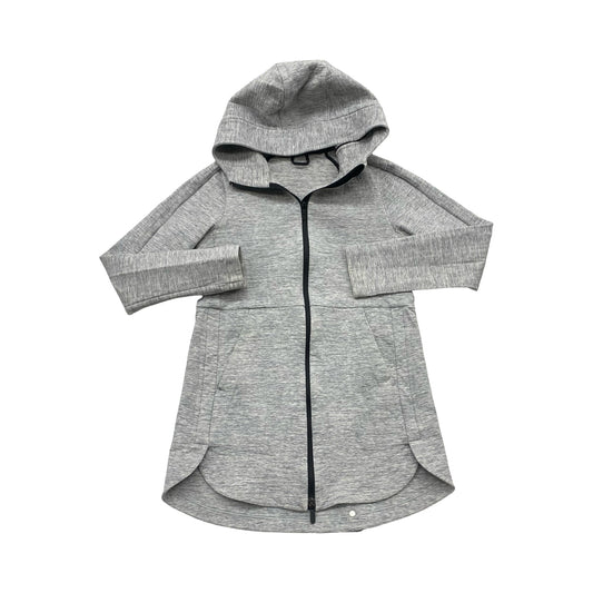 Athletic Jacket By Lululemon In Grey, Size:6