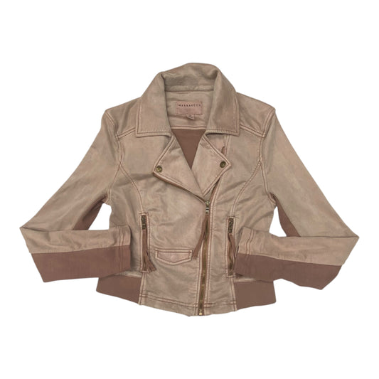 Jacket Moto By Marrakech In Pink, Size:Xs