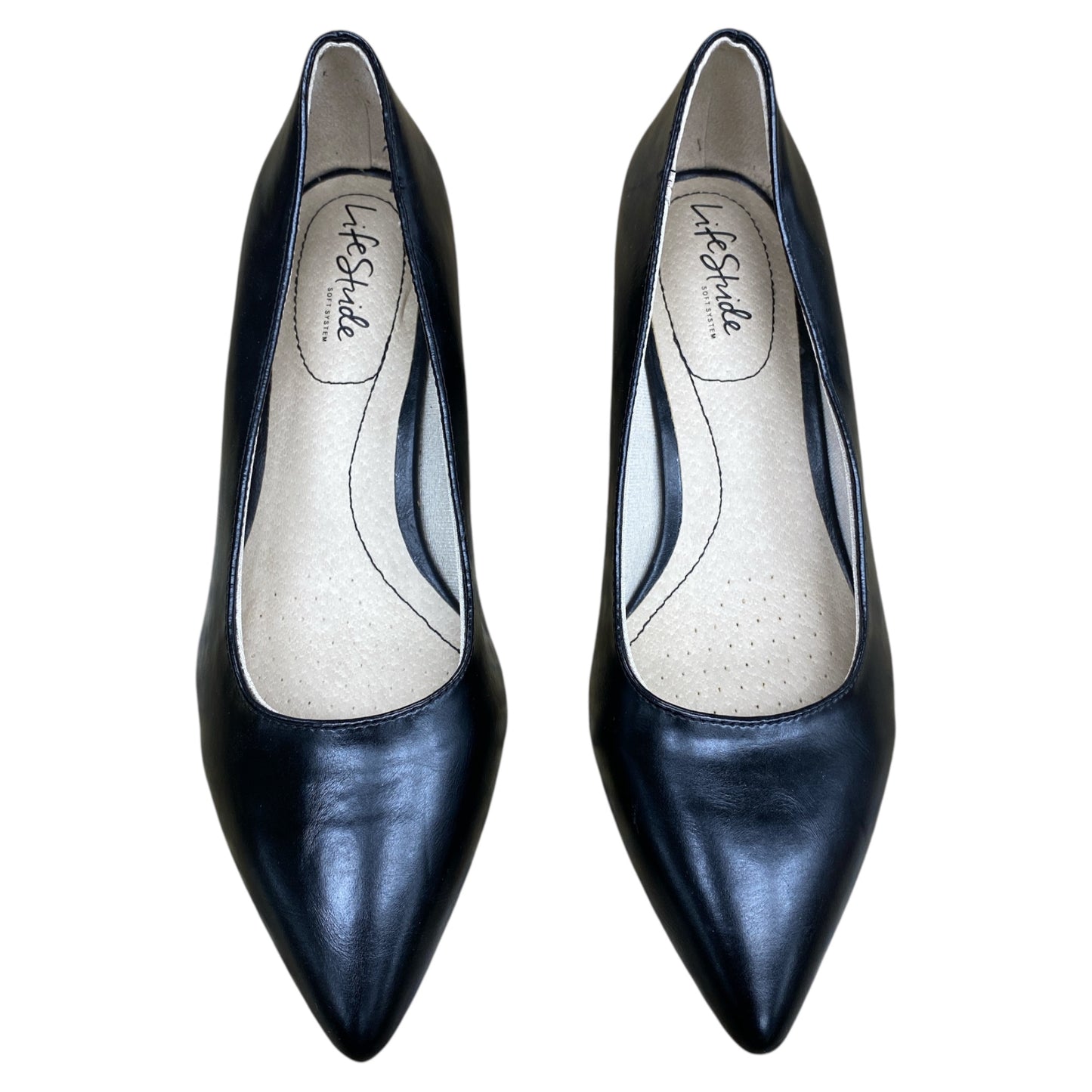Shoes Heels Kitten By Life Stride In Black, Size:7