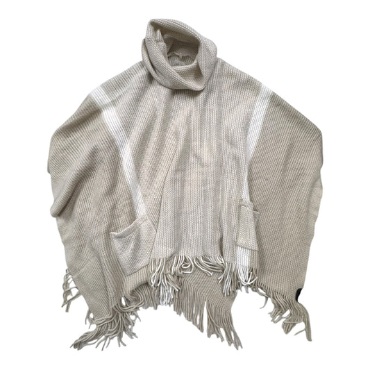 Poncho By Charlie Paige In Beige, Size:Osfm