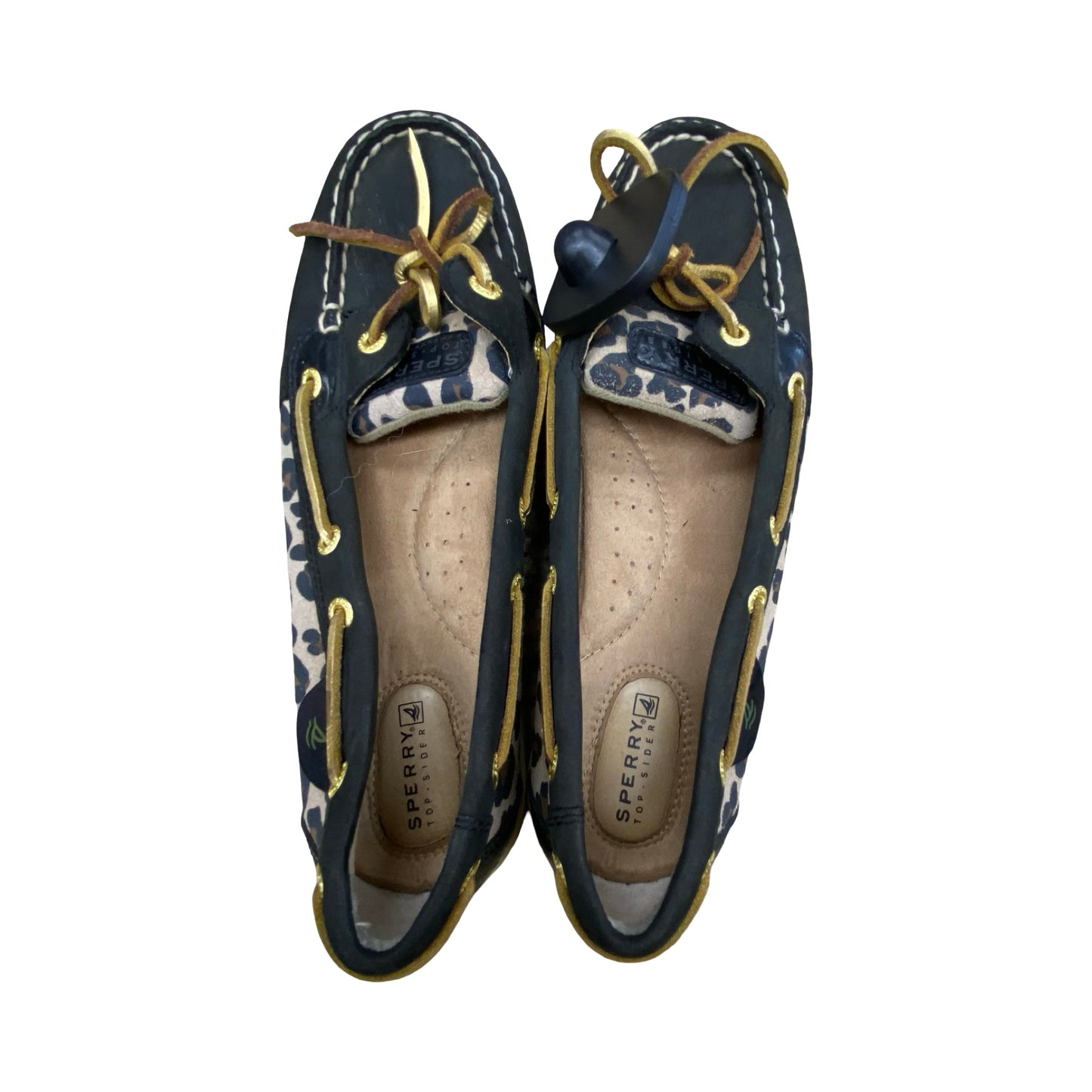 Shoes Flats By Sperry In Animal Print, Size:8.5