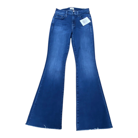 Jeans Flared By Mother In Blue Denim, Size:2