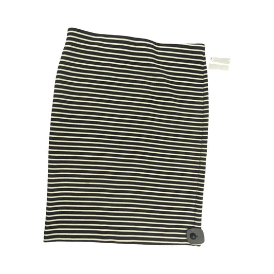 Skirt Midi By Loft In Black & White, Size:S