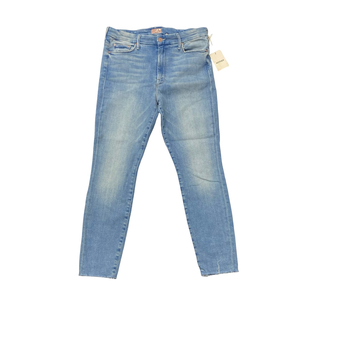 Jeans Skinny By Mother In Blue Denim, Size:16