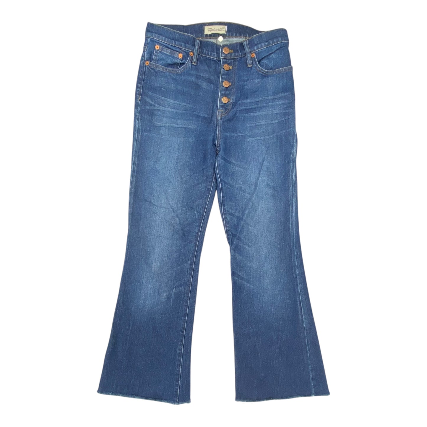 Jeans Straight By Madewell In Blue Denim, Size:6