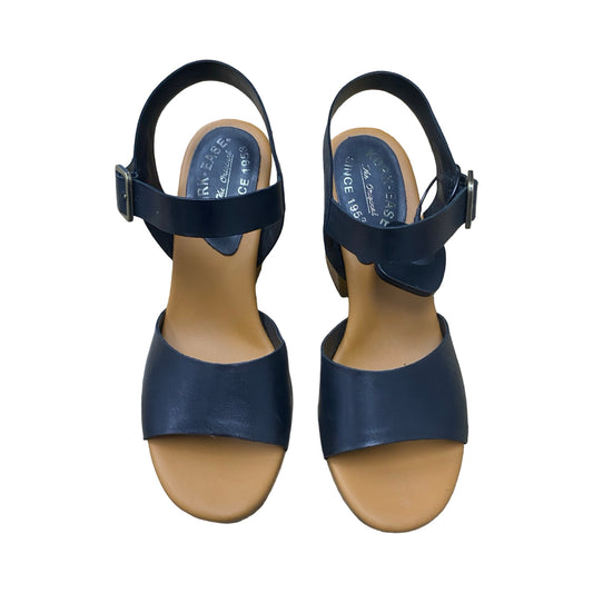 Sandals Heels Block By Kork Ease In Black, Size:8