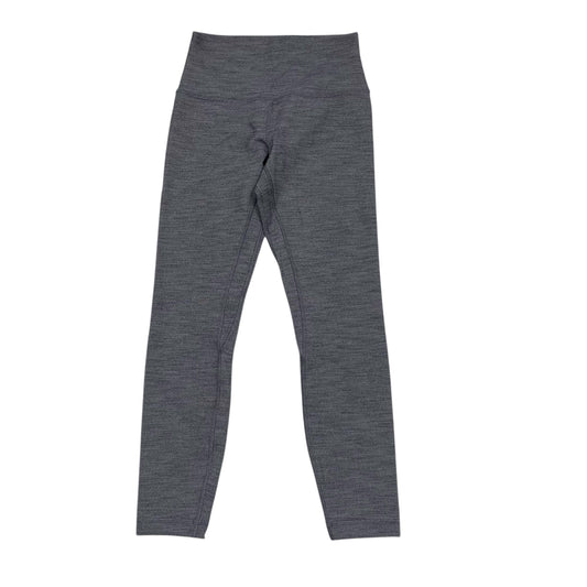 Athletic Leggings By Lululemon In Grey, Size:6