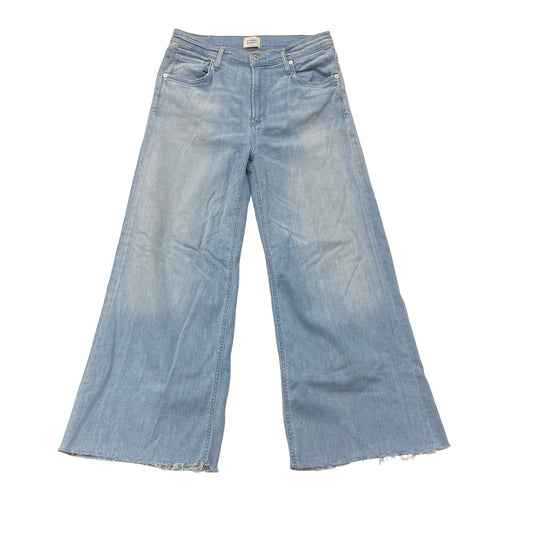 Jeans Wide Leg By Citizens Of Humanity In Blue Denim, Size:8