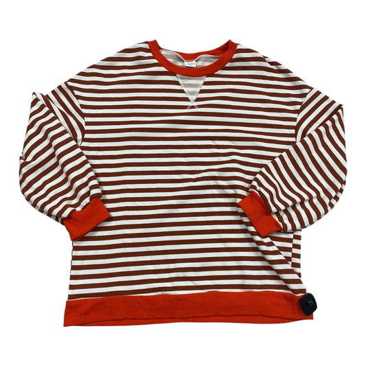 Top Ls By Xieerduo In Striped Pattern, Size:Xl