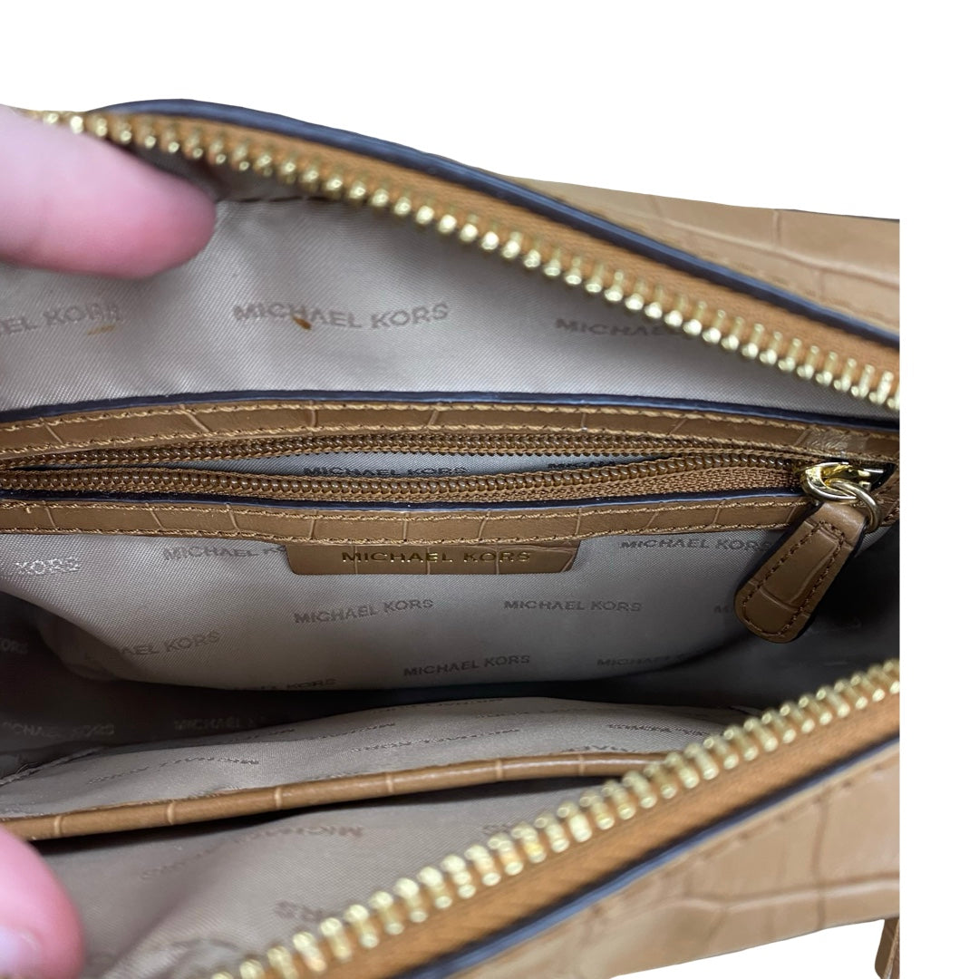 Handbag Designer By Michael Kors In Brown, Size:Medium