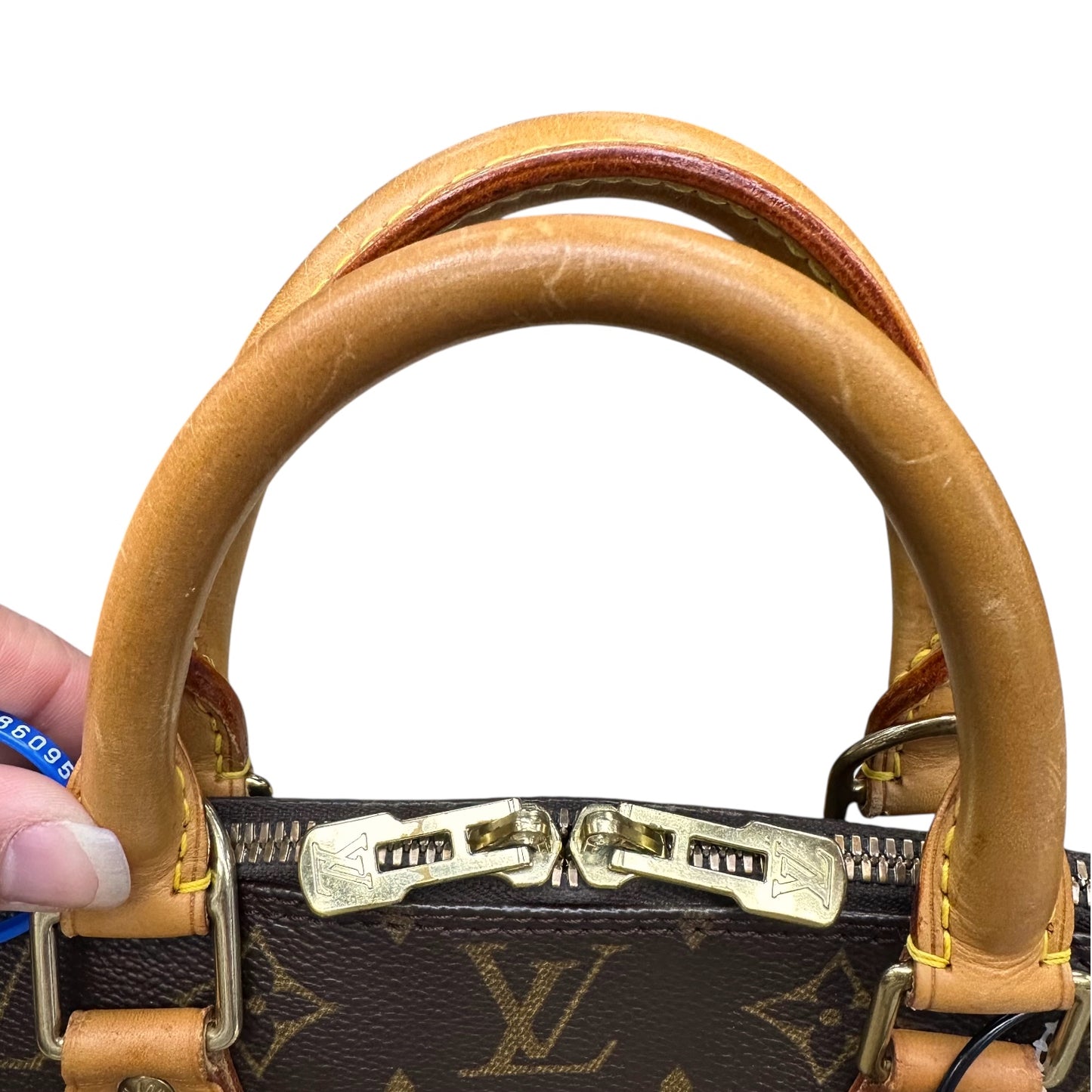 Handbag Luxury Designer By Louis Vuitton In Brown, Size:Medium