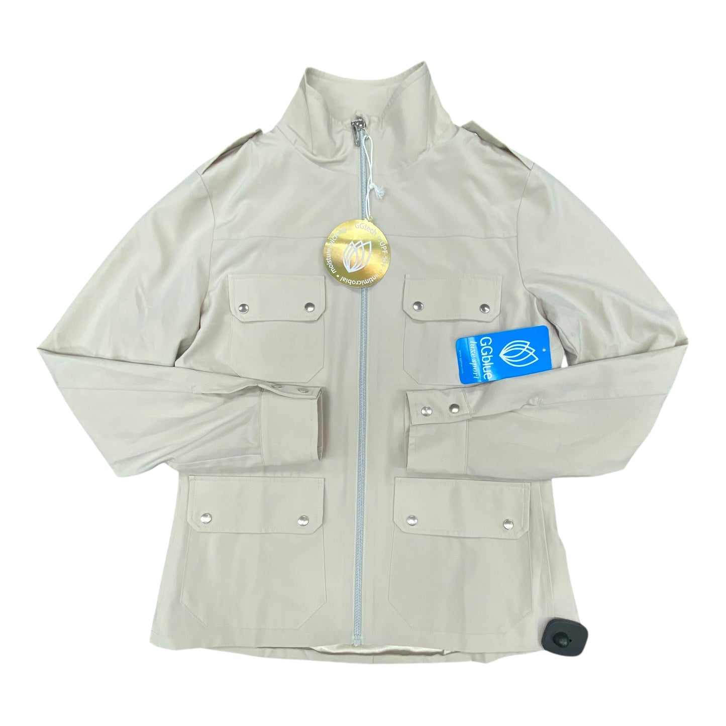 Athletic Jacket By Cmc In Cream, Size:Xs
