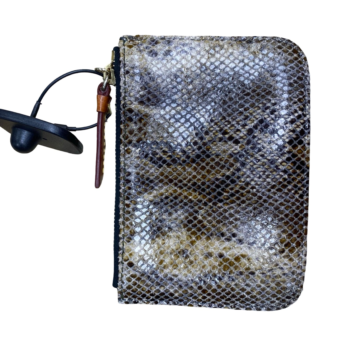 Coin Purse Designer By Dooney And Bourke In Snakeskin Print, Size:Small