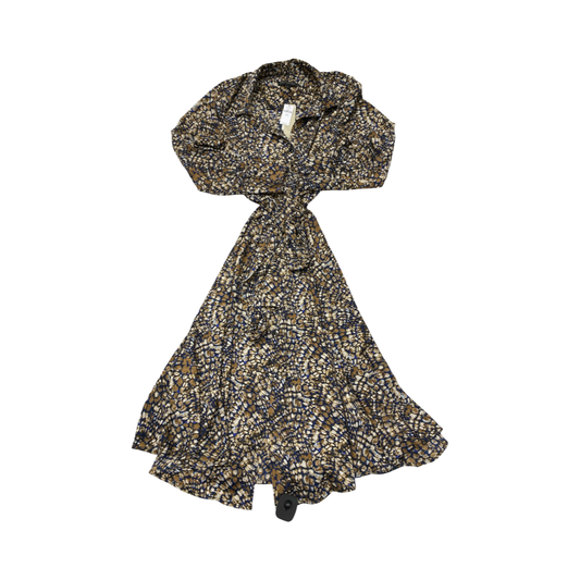 Dress Casual Midi By Banana Republic In Multi, Size:Sp